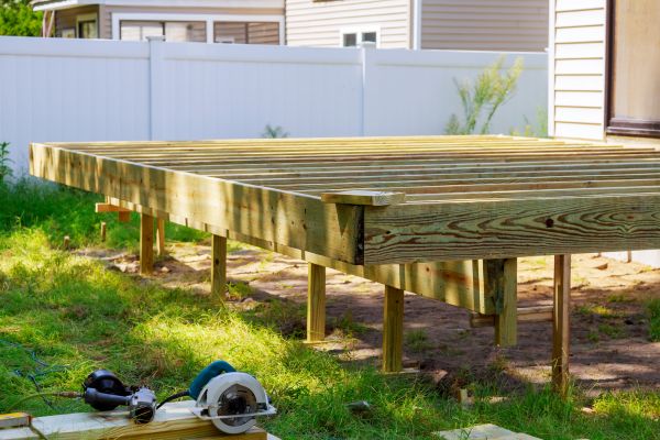 Elevated Deck Installation in Hayden