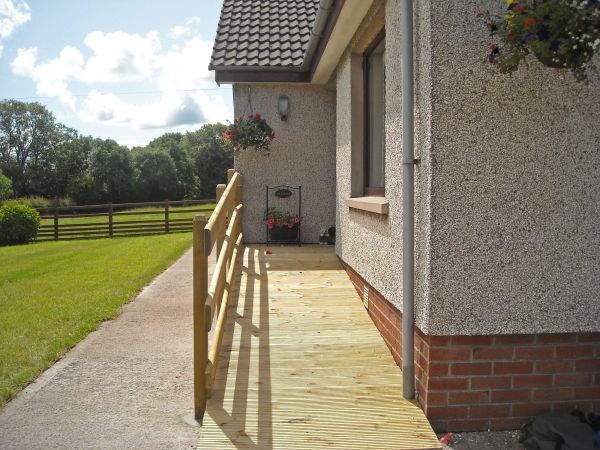 Hardwood Ramp Installation in Hayden