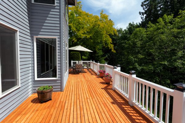 Cedar Deck Construction in Hayden